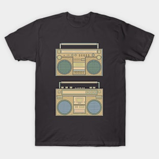 Yellow Classi Boombox T-Shirt